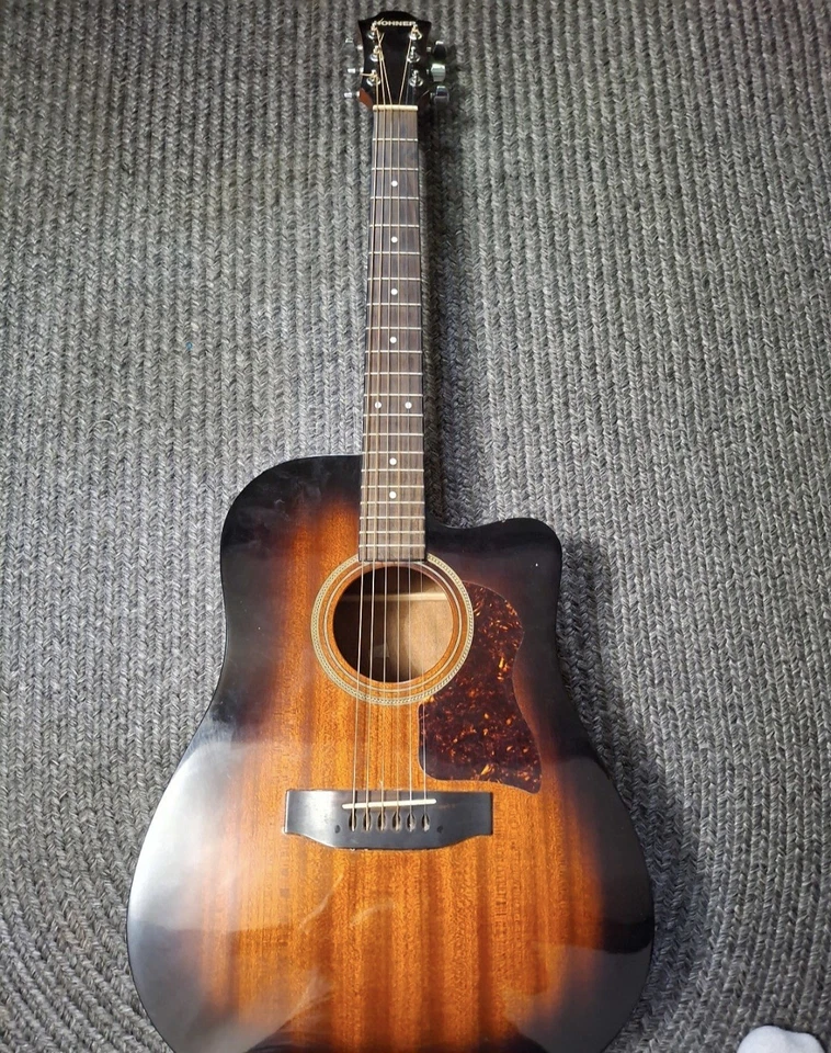 Hohner Acoustic/ Electric Guitar - Image 4 of 4