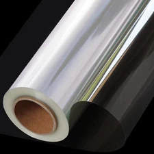 100 ft Extra Wide Clear Cellophane Wrap Roll, 34" x 100', Thicker Transparent...