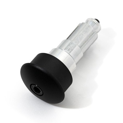 Lenkerenden Lenkergewichte Alu Schwarz für Lenkerendenspiegel Ø30mm - 12-21mm