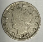 Photo of a 1905-P Liberty Nickel from an eBay sale