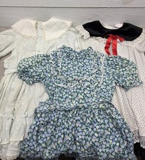 Vintage Girls Dress Lot Of 3 Size 6 Cottage Core Prairie Roanna Made In USA