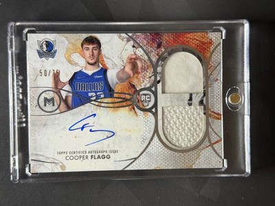 2025-26 Topps Motif Cooper Flagg Rookie  (RC) Dual Relic Auto 50/75 #RDRA-CF