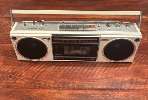 Panasonic RX-F20 Stereo FM/AM Radio Tape Cassette Boombox Untested Vintage