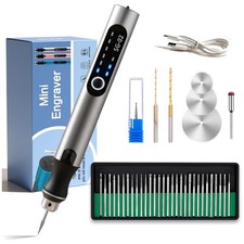 Engraving Pen Expert: USB Rechargeable, Lightweight, and Cordless with 35 Bits