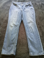 LEE Straight Legged Jeans Cotton and Spandex Light Blue, Girls 12M