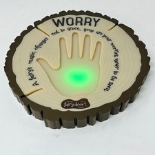 The Irish Fairy Door Company INTERACTIVE WORRY PLAQUE Light Up Anxiety ADHD