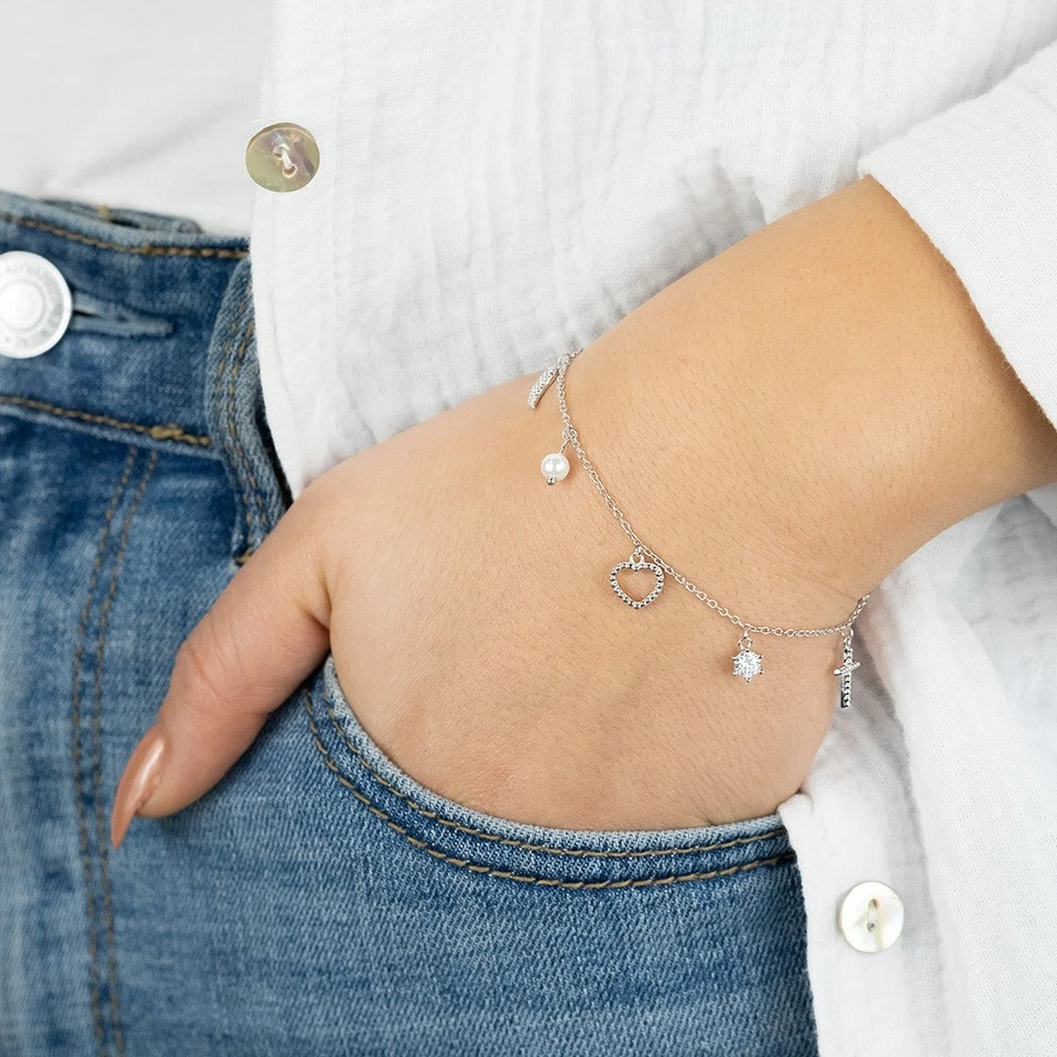 ENGELSRUFER - Armband Glaube, Liebe und Hoffnung Silber Zirkonia - Arschmuck - Bild 2 von 2