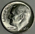1963-P Roosevelt Dime 90% Silver Choice BU Blast White MS Lustrous *NICE* Coin🔥