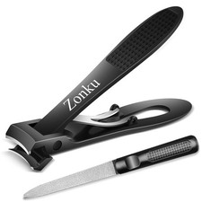 Toenail Clippers for Seniors Thick Nails,Ultra Wide Jaw Angled Head for Large...