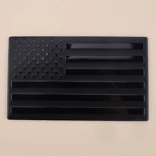 1x Black 3D Metal American US Flag Car Truck EmblemDecal Trim Accessories
