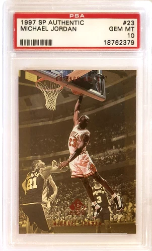 1997 SP Authentic Michael Jordan #23 PSA 10
