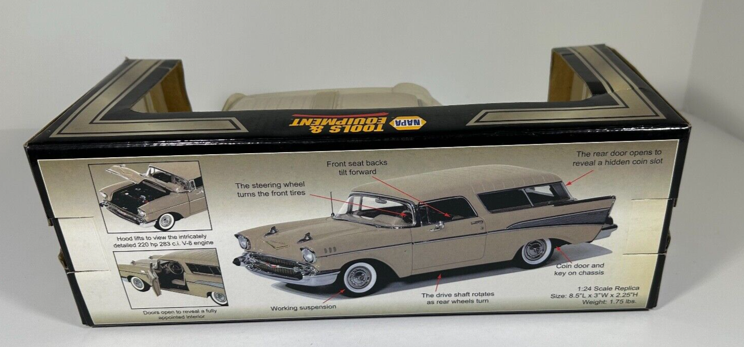 Crown Premiums NAPA 1957 Chevrolet Bel Air Nomad Wagon 124 Die Cast