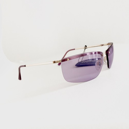 LOOKERS POLAROID OCCHIALI DA SOLE ORIGINALI DONNA RETTANGOLARI VIOLA FUCSIA  | eBay
