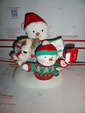 2020 HALLMARK PLUSH COZY CHRISTMAS SELFIE SNOWMAN MOTION SOUND LIGHTS  BRAND NEW