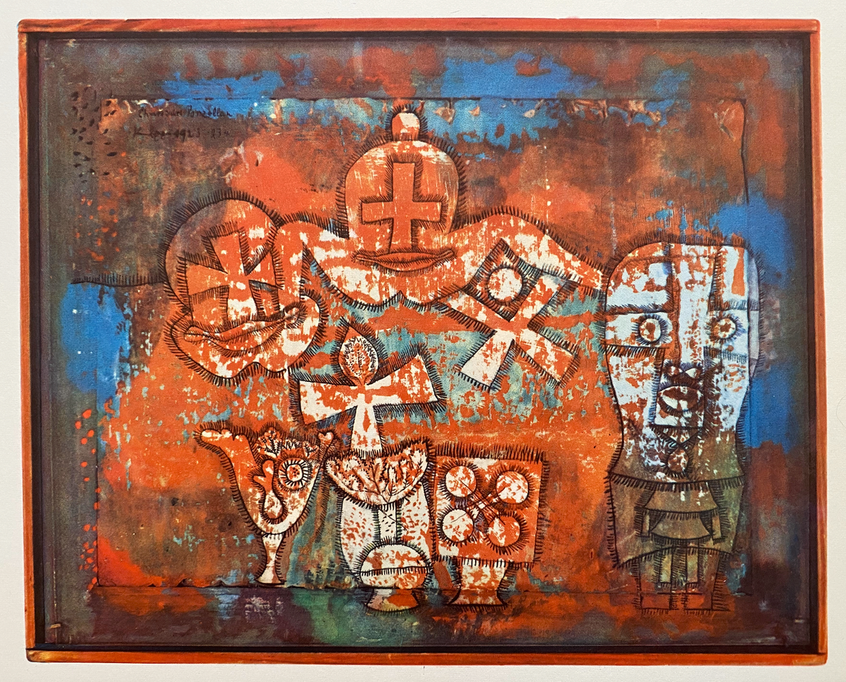 PAUL KLEE RARE VINTAGE 1969 MODERNIST LITHOGRAPH PRINT 