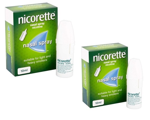 Nicorette Nasal Spray - 10ml (2 Boîtes De 10ml) Longue Expiration 01