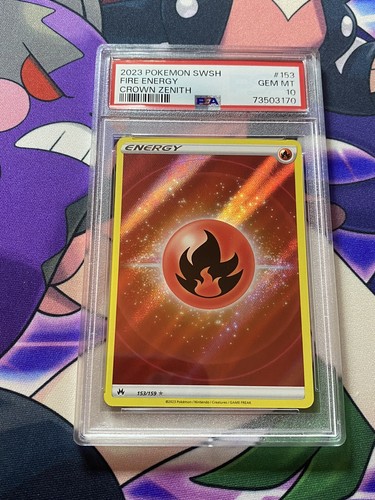 Fire Energy graded PSA 10 for sale on eBay