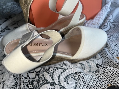 DREAM PAIRS Women Espadrilles Closed Toe Ankle Strap Platform Wedge Sandals 8.5 - Picture 5 of 6