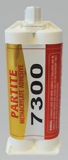 METHACRYLATE ADHESIVES  STRUCTURAL 2 part Plastics Metals PARTITE 7300 +2mixers