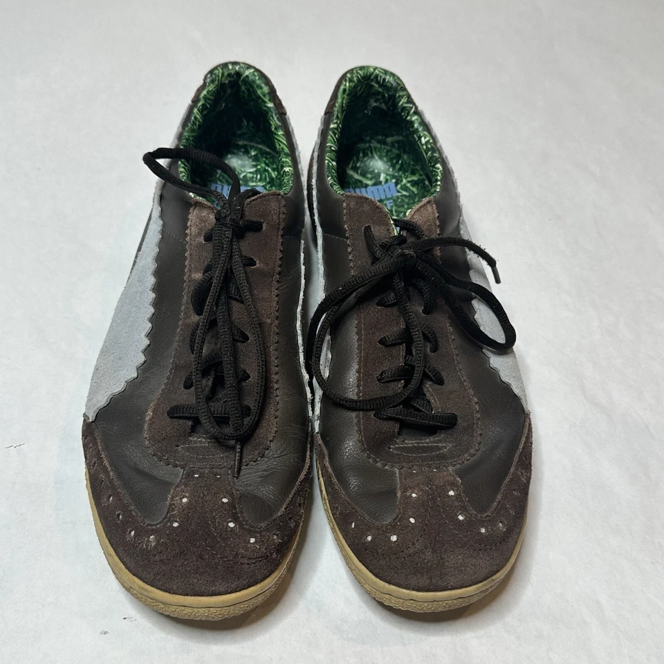 Puma гольф повседневный Sport бутсы мужской обуви кроссовок коричневый кожаный замши 181699 размер 13 - Изображение 3 из 4