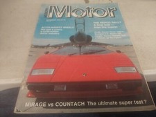 Nov 1979 Modern Motor  Magazine LAMBORGHINI COUNTACH Jaguar XD Scorpion RS2000