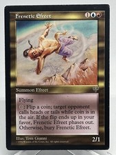 Frenetic Efreet (MTG - Mirage) Moderate Play Normal English Reserved List Magic