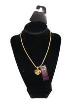 Image of Anne Klein Gold Tone 16.5" Necklace with Heart Pendant
