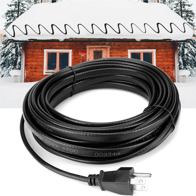 50 Feet Heat Tape for Water Pipes, Roof and Gutters, Pro-Self-Regulating Heat Ca