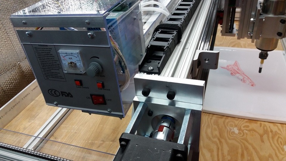 ROBO-SHOP HIGH SPEED CNC ROUTER FAST BALL Screw No Backlash UPGRADE ...