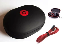 Hard Case + 3.5mm Audio Cable for BEATS Wireless Studio 2, 3, Solo HD Headphones