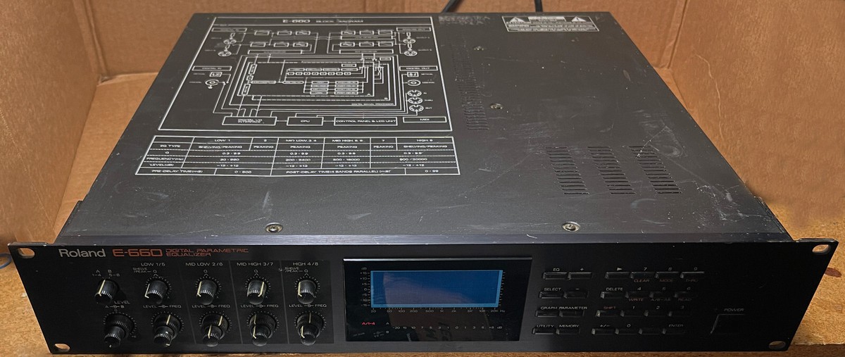 Roland E-660 Digital Parametric EQ Equalizer | eBay