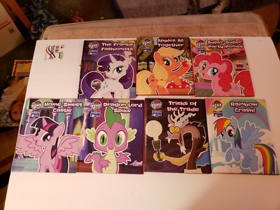 Mlp Reader Collection Lot of 7 My Little Pony Story Electronic Me Reader Children's Books ...