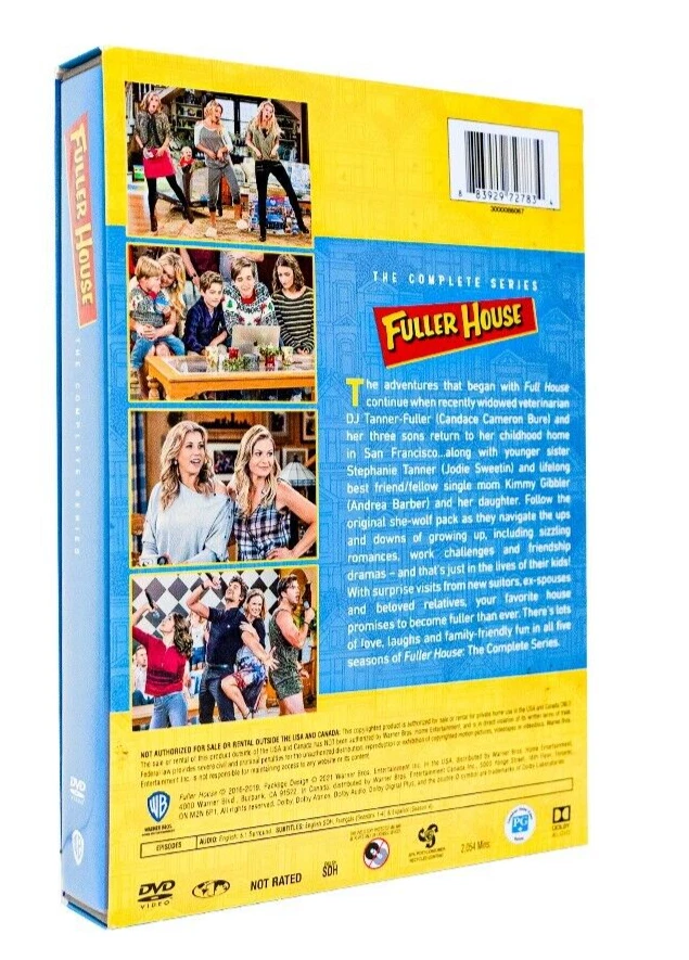New Fuller House: The Complete Series Season 1-5 (DVD 10-Disc Box Set) Region 1 - Image 2 of 2