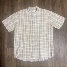 Cutter and Buck Men's Multicolor Plaid Shirt XL