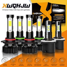 FOR GMC Yukon XL 1500 2500 2000-2006 LED Headlights High Low Fog Light Bulbs Kit