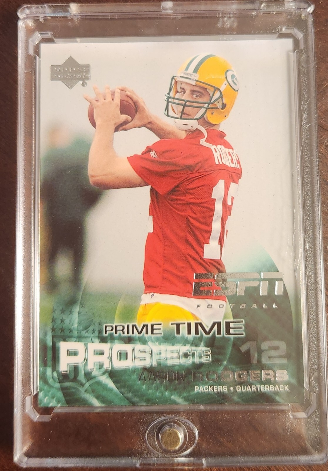 2005 Upper Deck Prime Time Prospects Aaron Rodgers Card #101