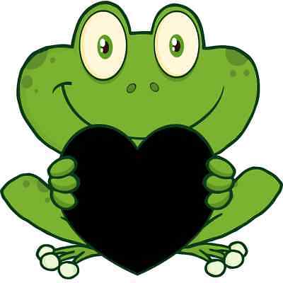 30 Custom Heart Frog Personalized Address Labels