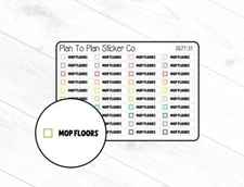 2677-31~~Mop Floors Planner Stickers..