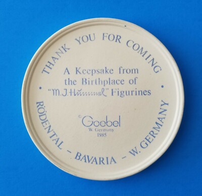 Vintage Hummel Goebel 50th anniversary plaque 1985. Excel Cond. | eBay