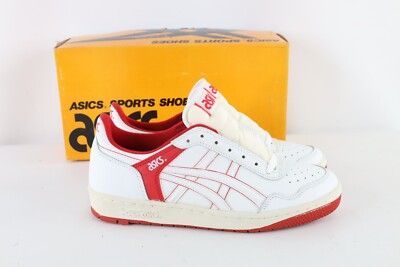 NOS Vintage 90s Asics Mens 10.5 Spell Out Outrage Lo Sneakers Shoes White Red NOS Vintage 90s Asics Mens 10.5 Spell Out Outrage Lo  main image 4