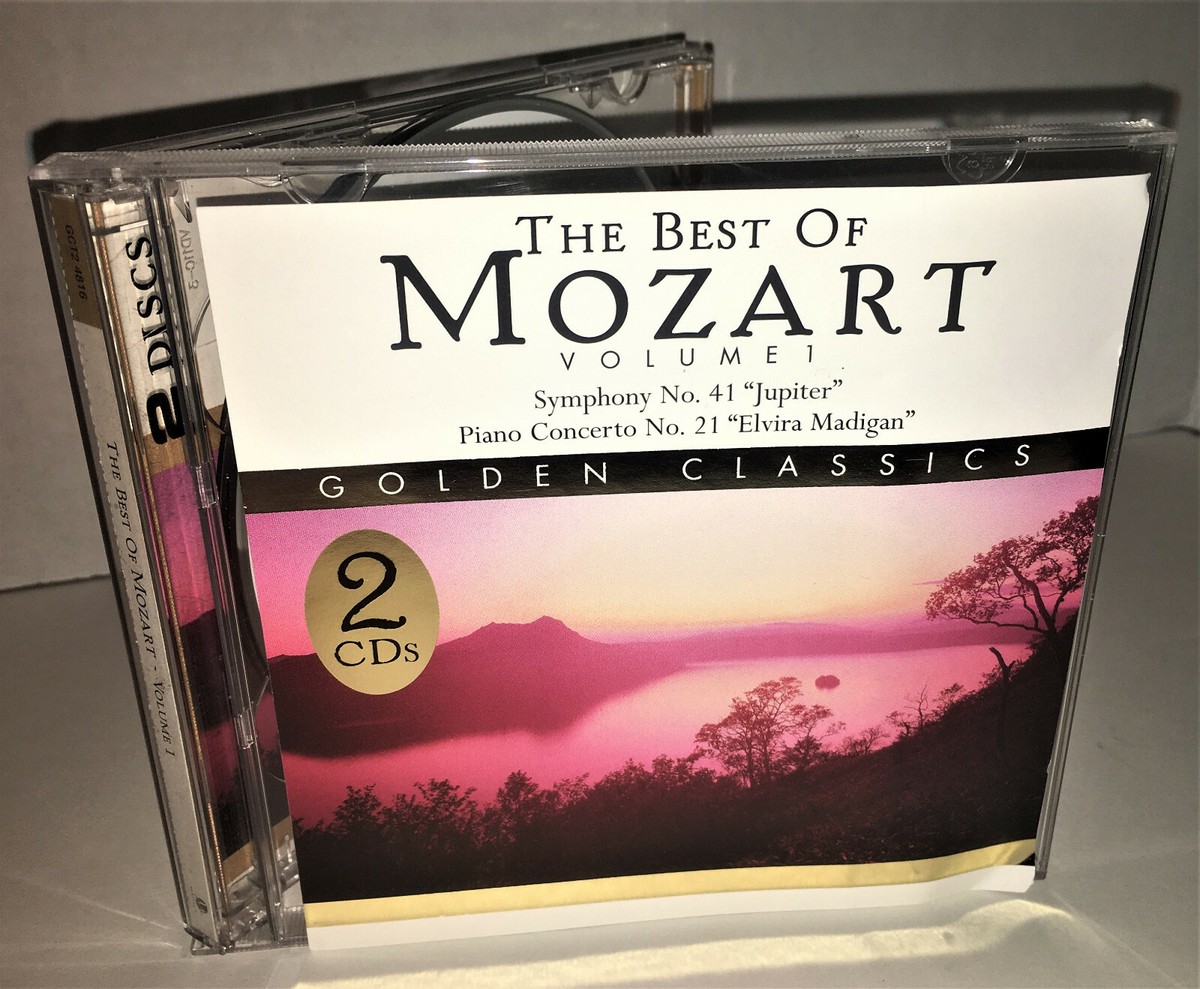 THE BEST OF MOZART Volume One 2-CD Set Golden Classics Over Two