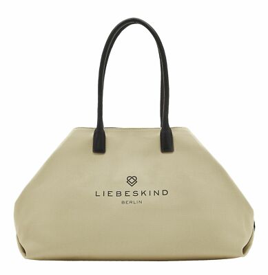 LIEBESKIND BERLIN Cotton Twill Chelsea XL Shopper Tasche Warm Beige beige Neu