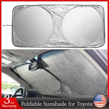 For Toyota Windshield Sun Visor Foldable Car Window Sunshade UV Sun Block Cover