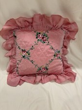 Handmade Pillow, Made From Vintage Quilted Coverlet