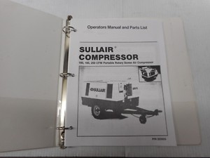 Portable Sullair 185 Parts Manual