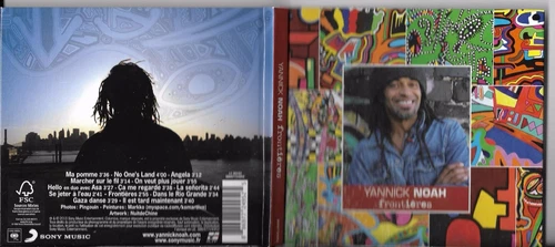 CD DIGIPACK 13 TITRES YANNICK NOAH  FRONTIÈRES DE 2010 TBE  
