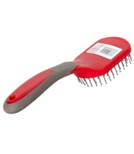Red Gorilla&reg; Mane and Tail Brush for Horse Grooming Cleaning Sturdy Bristles