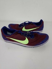 Nike Zoom Rival D 8 Bordeaux Lime Blast 907566-600 W Spikes Size 10.5 NWB