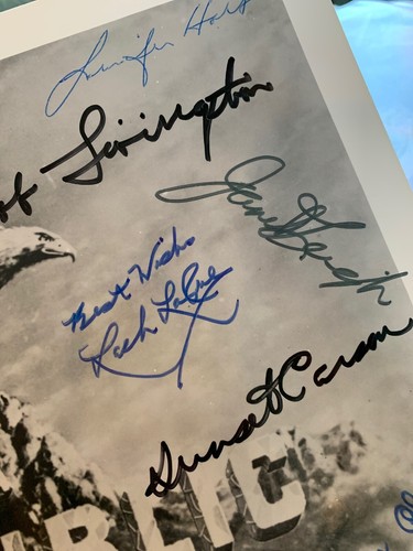 10 Republic Pictures Actors Signed Autographs Hale LaRue Carson Alyn Leigh Holt - Picture 6 of 12