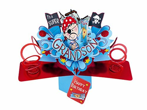 Вторая натура Внука - Всплывающая поздравительная открытка с пиратом